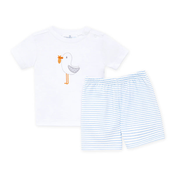 Seabird Shores Applique Short Set