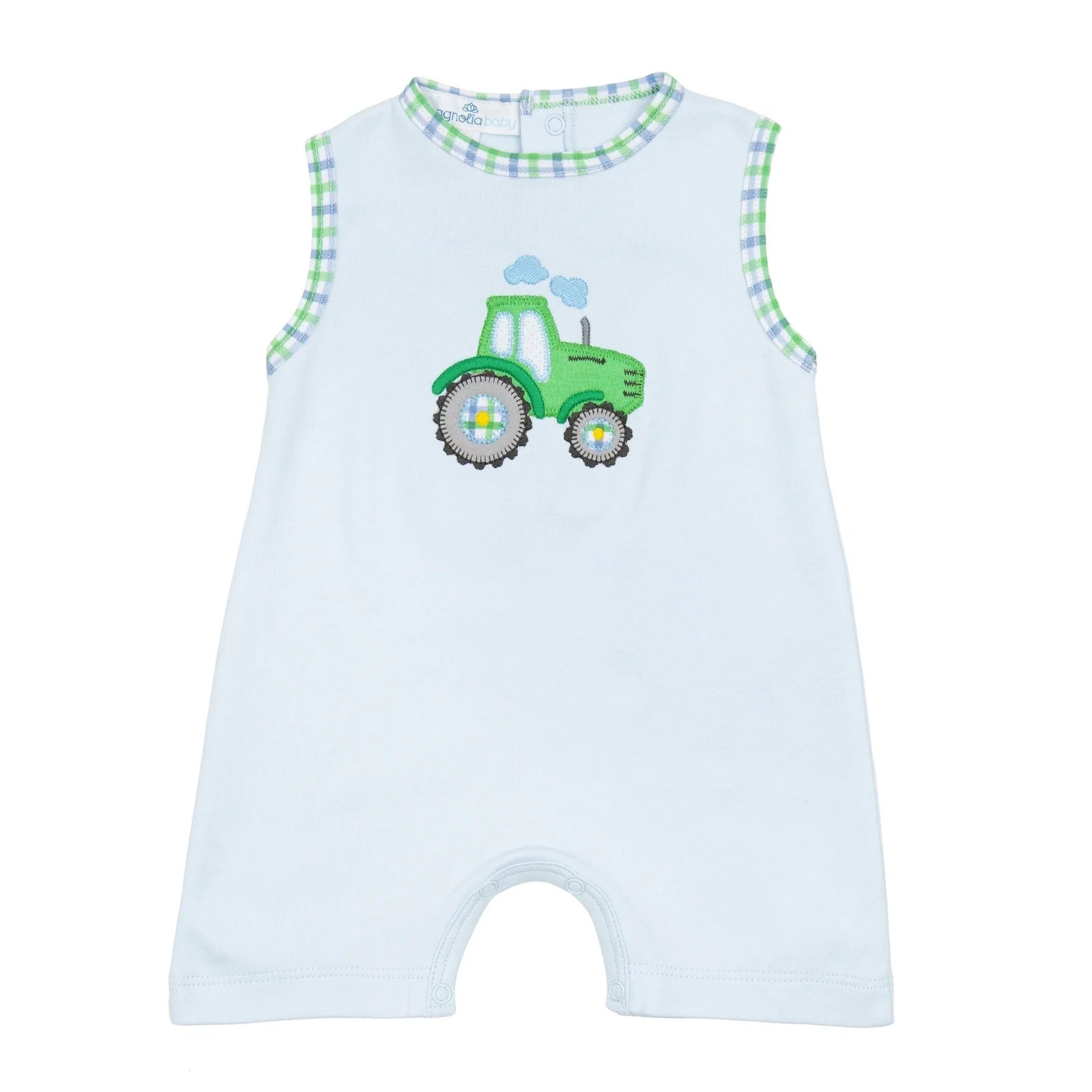 Tractor Tales Applique Short Playsuit