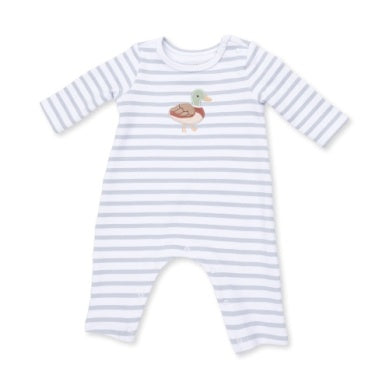 Mama Mallard- Long Sleeve Snap Shoulder Romper