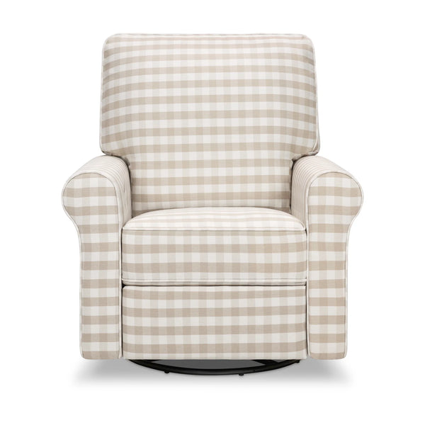 Monroe Power Recliner and Swivel Glider (Tan Gingham)