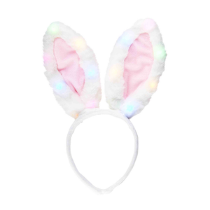 Pink Light-Up Bunny Headband