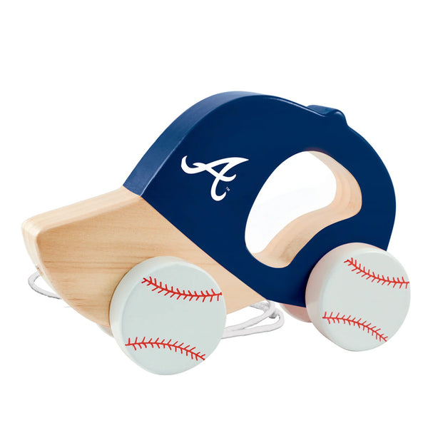 Atlanta Braves Wood Push & Pull  Toy