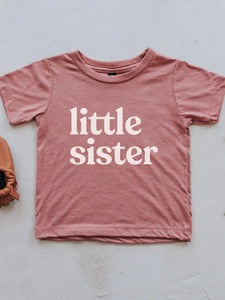 Mauve Little Sister Kids Tee
