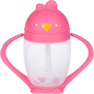 Lollacup - Weighted Straw Sippy Cup- Posh Pink