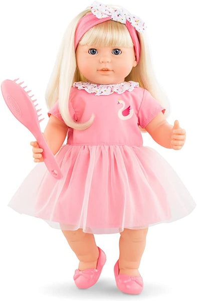 Adèle - 14’’ Baby Doll with Brush for Real Hair Play