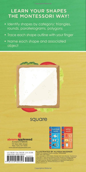 Montessori: Shape Work Board book