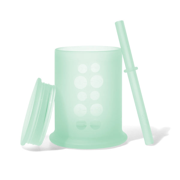 Training Cup with Lid + Straw- Mint