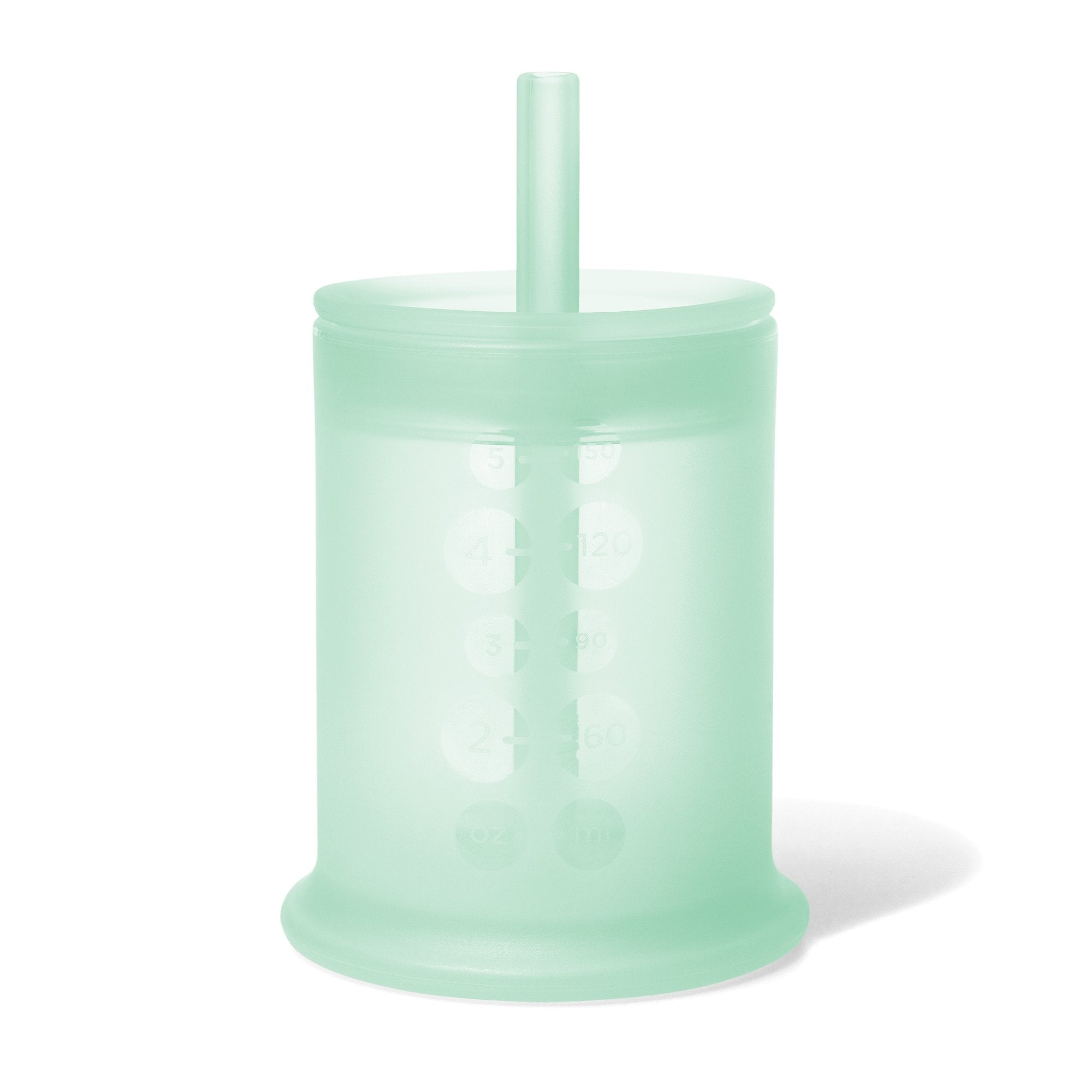 Training Cup with Lid + Straw- Mint