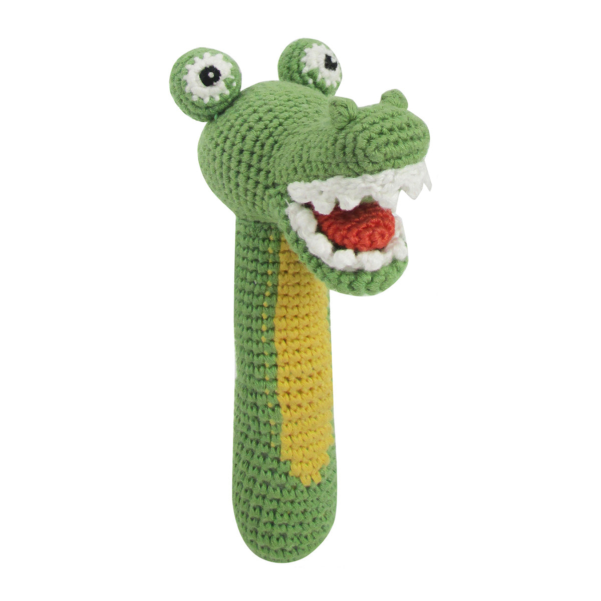 Crochet Cleo Croco Stick Rattle