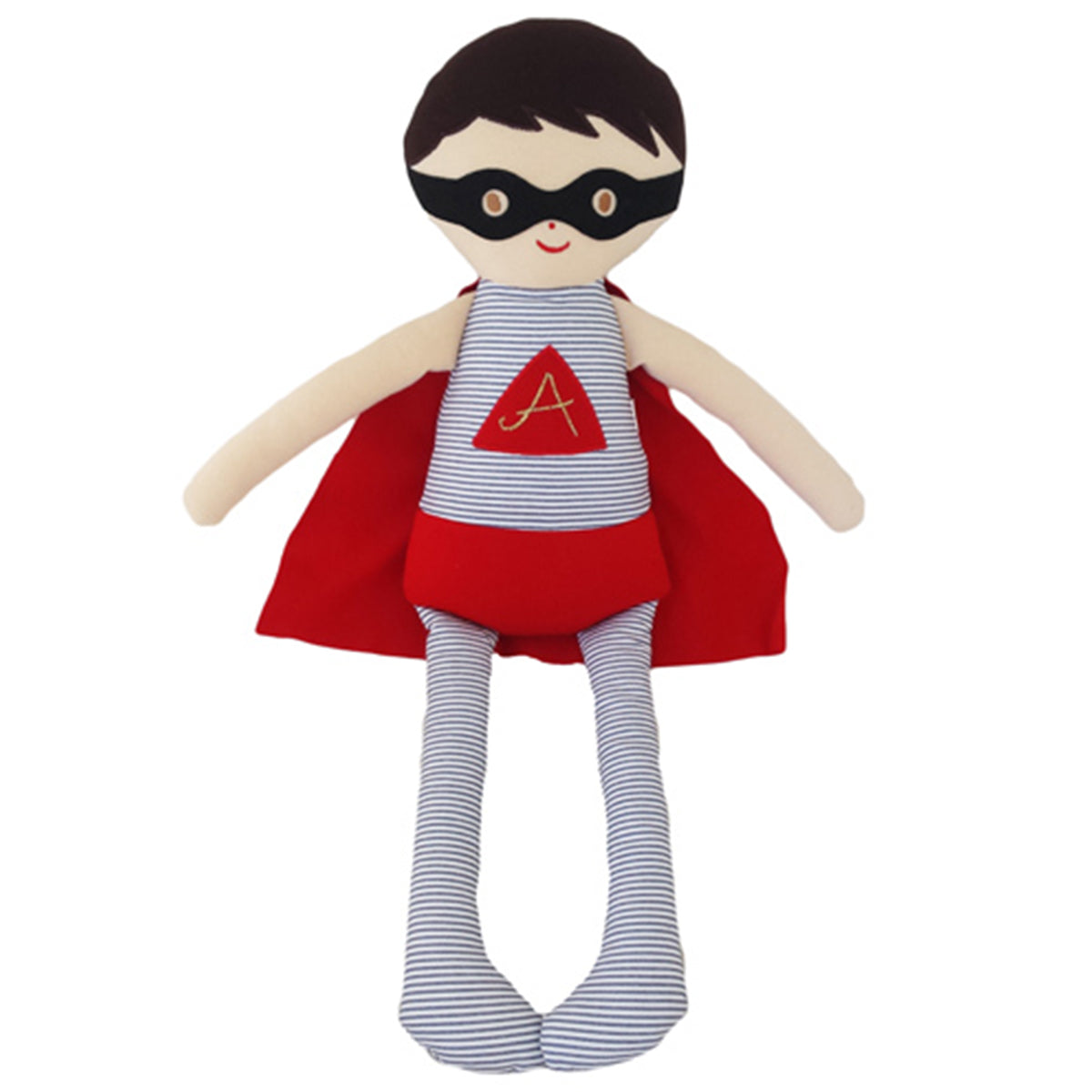 Large Superhero Doll Grey Red
