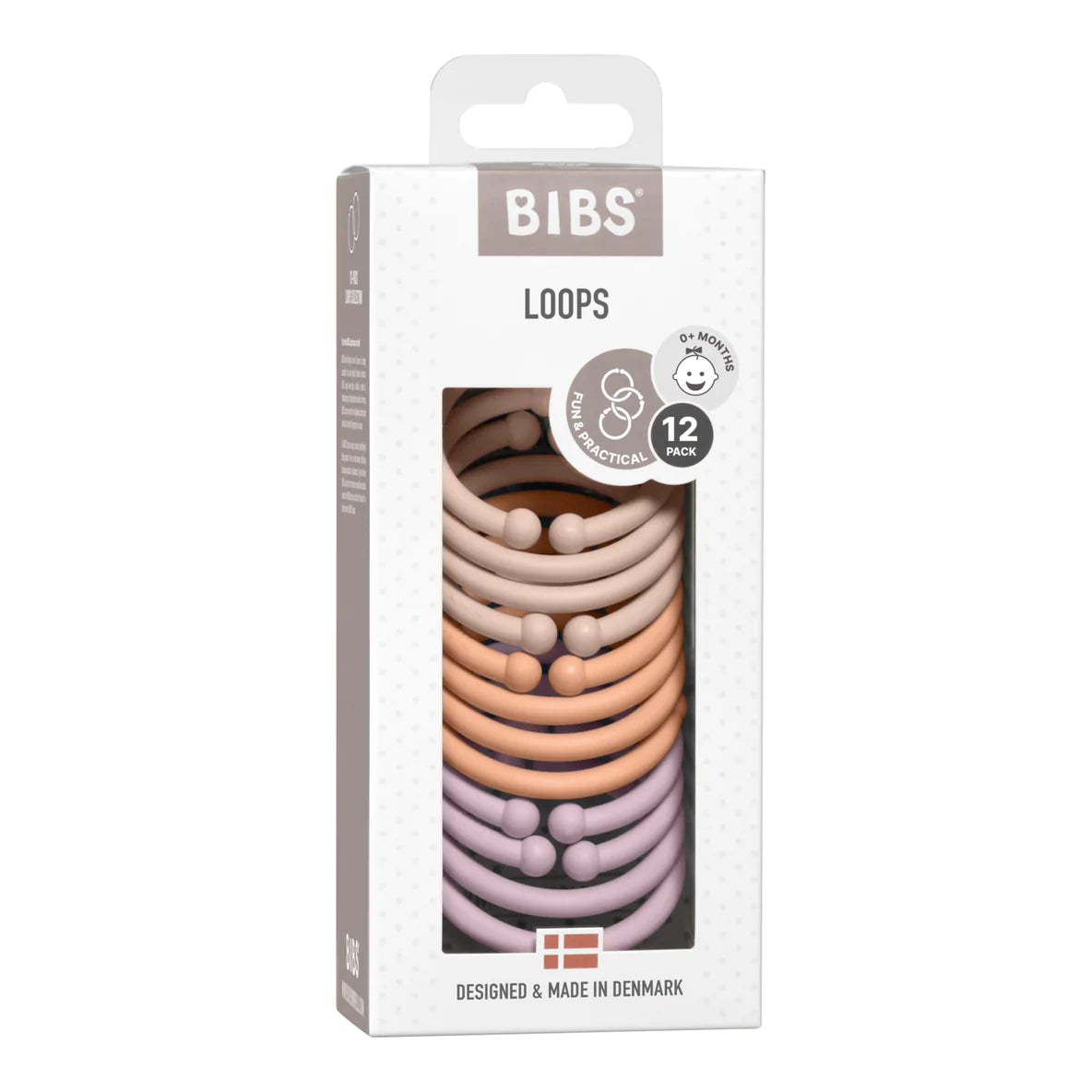 BIBS Loops 12 Pack Blush/ Peach/ Dusky Lilac
