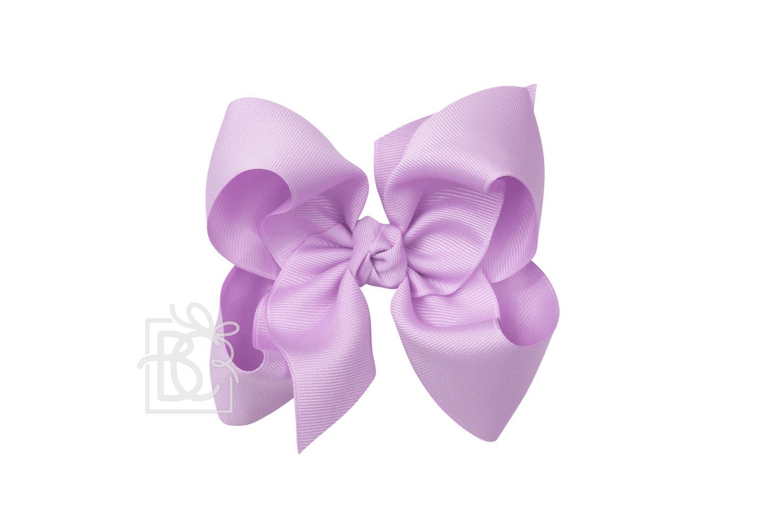 Light Orchid Signature Grosgrain Double Knot Bow on Clip