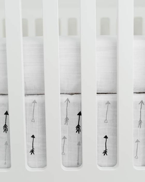 Cotton Muslin Crib Skirt