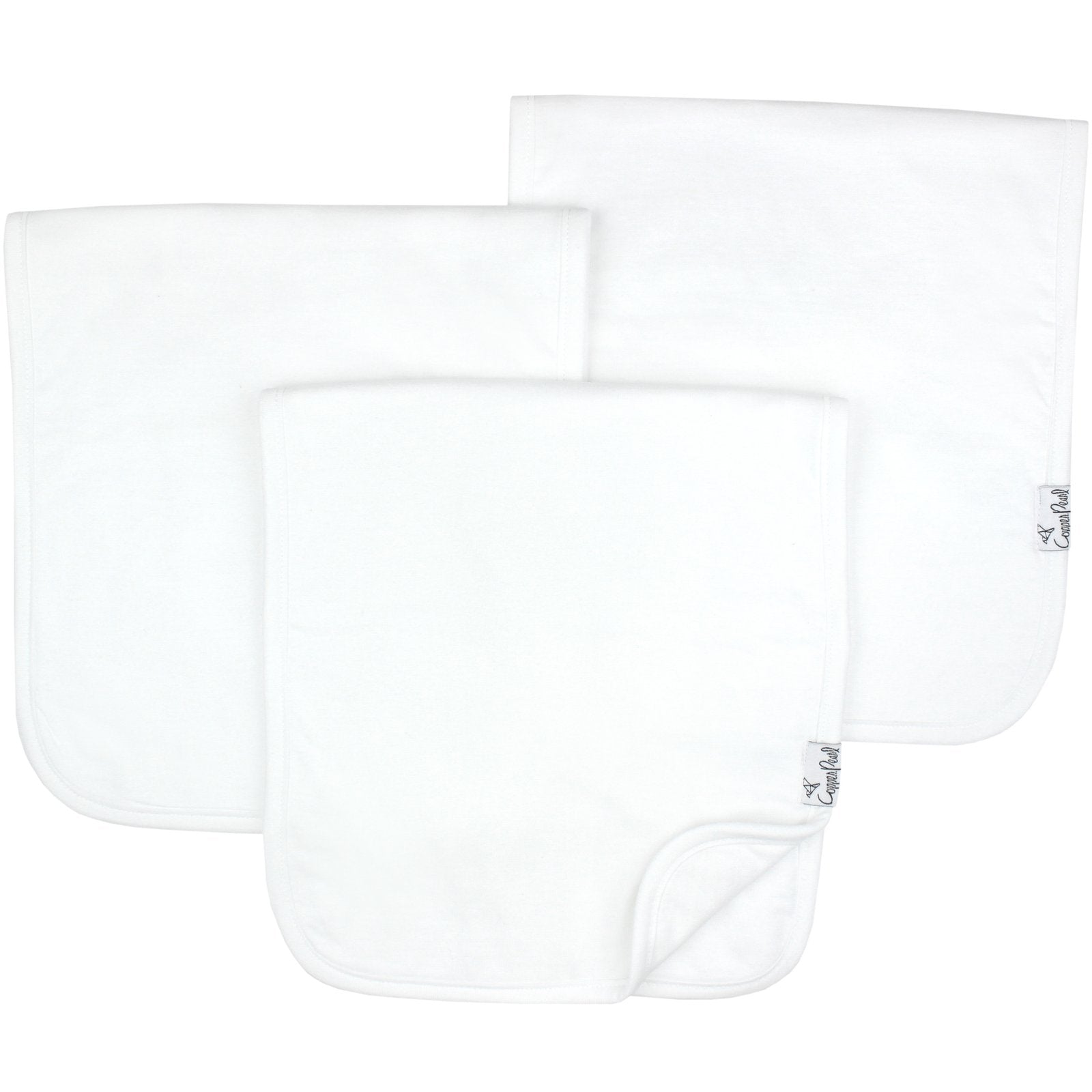 Burp Cloth- White Basics