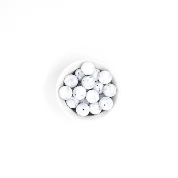 Marble Sili Soother- Round