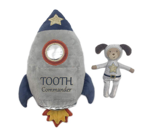 Spaceship Tooth Commander Pillow and Doll
