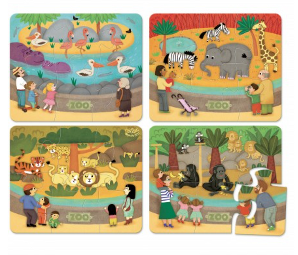 Zoo wooden puzzle