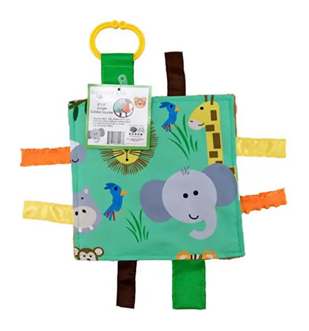 Jungle Zoo Crinkle Tag Square 8x8