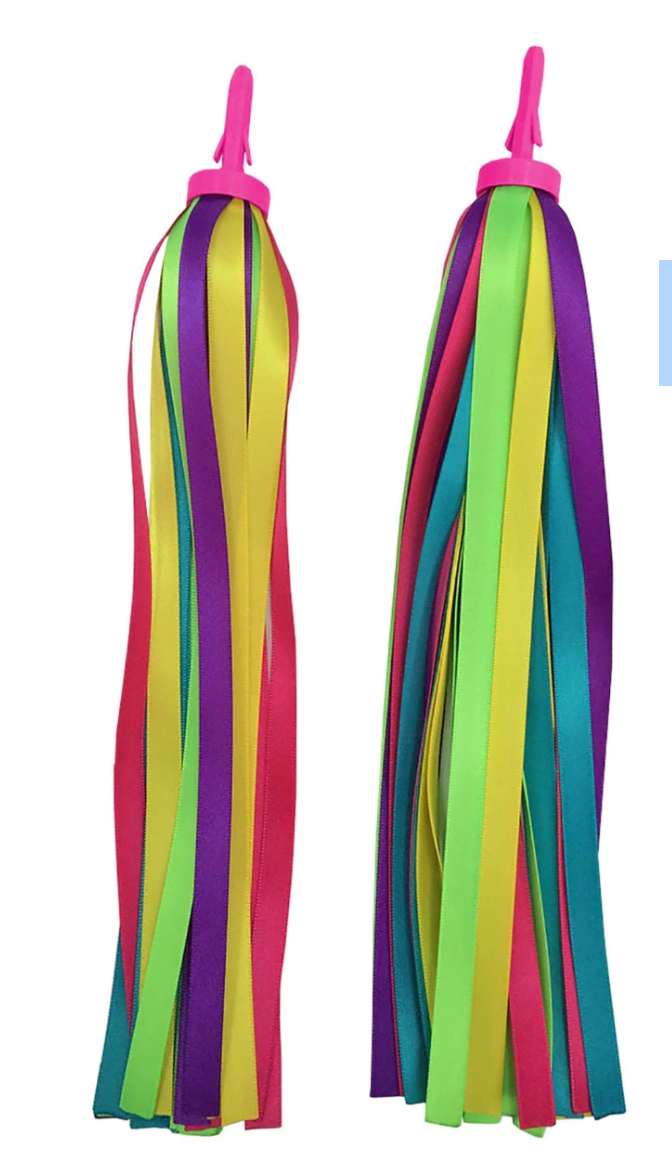 Scooter Streamers- Neon Rainbow