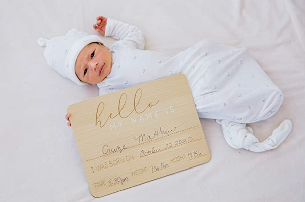 Baby Welcome Sign