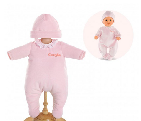 Pink Pajamas for 14-inch baby doll