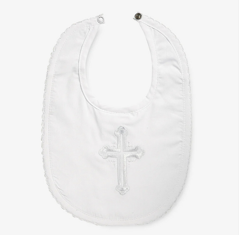 Baby Boy Christening Bib