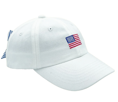 USA Bow Baseball Hat (Girls)  (FINAL SALE)