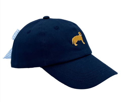 Retriever Bow Baseball Hat (Girls)