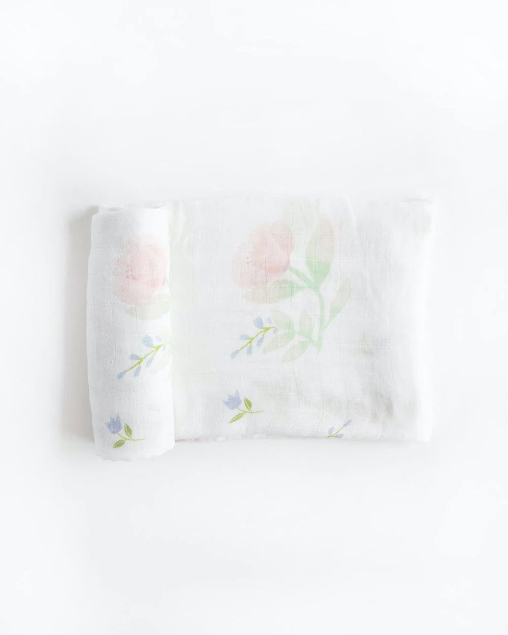 Pink Peony Deluxe Muslin Swaddle Single