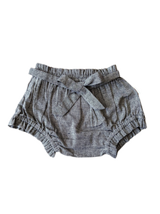 Tie Front Grey Chambray Bloomers