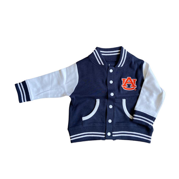 Auburn Tigers Black Baseball Jacket in 2023