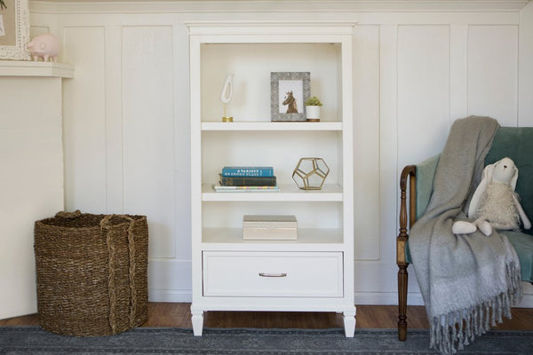 Darlington Bookcase in Warm White