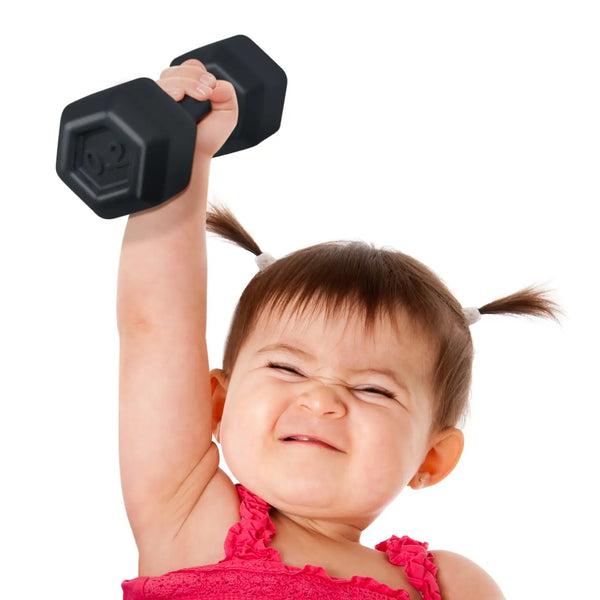 Buff Baby- Dumbbell Rattle