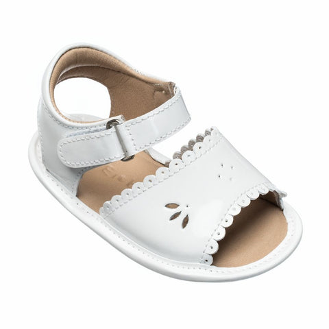 Sandal W/Scallop White