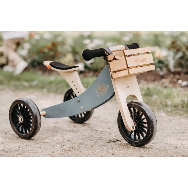 Kinderfeets Wooden Bike Crate For Classic, Retro & Tiny Tot