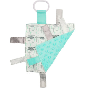Prayer Baptism Baby Tag Keepsake Square