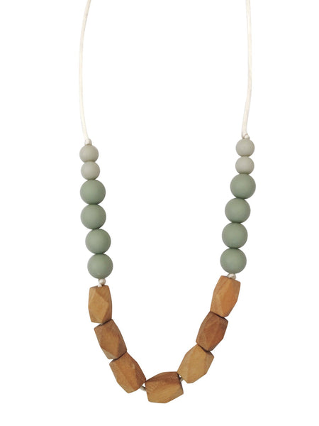 Harrison Teething Necklace- Succulent