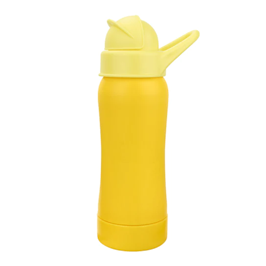 Sprout Ware® Straw Bottle made from Plants (10 oz) - Yellow