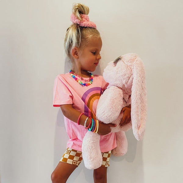 Large Betsy Bunny Soft Toy - Soft Pink