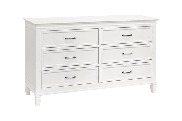 Darlington 6-Drawer Dresser in Warm White