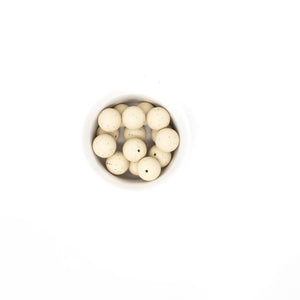 Navajo Beige Speckle Sili Soother- Round