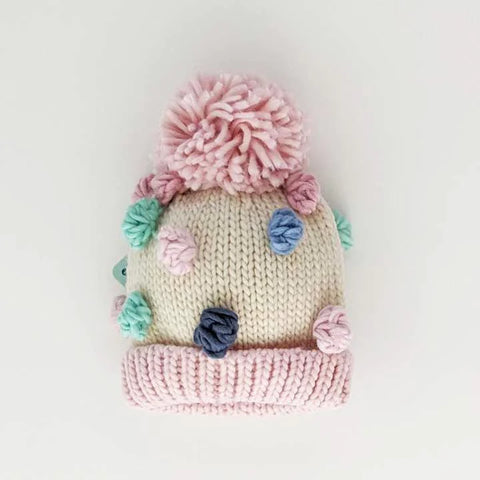 Pastel Popcorn Beanie