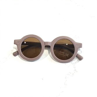 Round Sunglasses- Raisin (FINAL SALE)