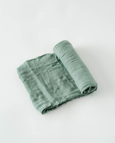 Sage Deluxe Muslin Swaddle Single