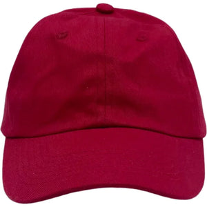Bow Baseball Hat in Ruby Red (Girls) (FINAL SALE)