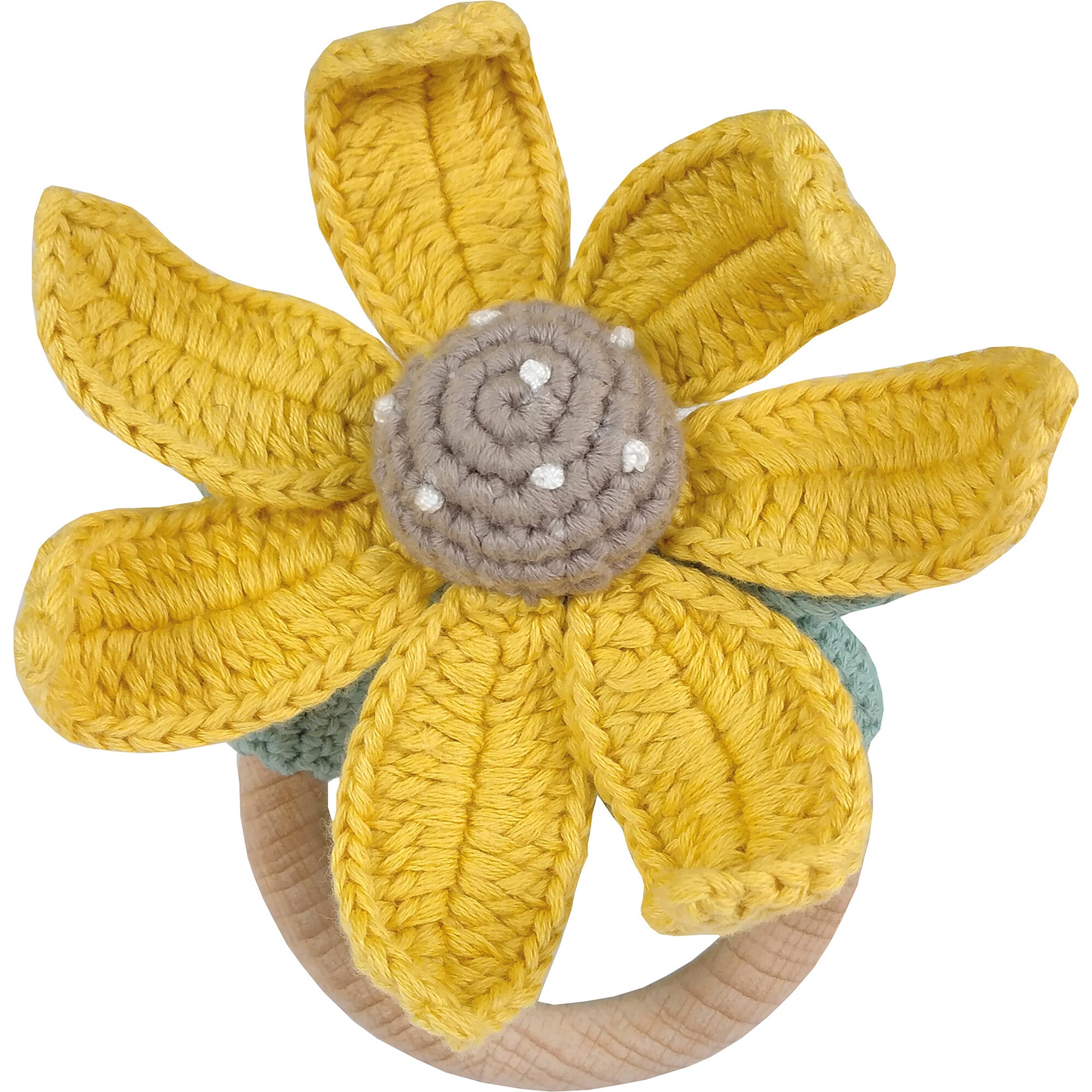Crochet Sunflower Ring